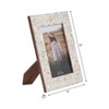 Mother of Pearl Picture Frame - Handcrafted Coastal Design - Decorative Photo Frame for Home, Office, Bedroom, Living Room - 4 of 4