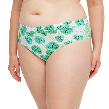 Women's Cotton Cheeky Underwear With Lace Waistband - Auden™ Ocean Spray  Green L : Target