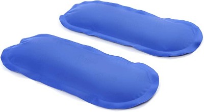 Thrive 2 Pack Reusable Cold Compress Ice Packs for Injury, Soft Touch Gel Ice Pack for Pain Relief & Rehabilitation
