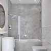 PROOX Single-Handle 6-Spray Shower Faucet with 6 Inch High Pressure Rain Shower Head in Chrome (Valve Included) - 3 of 4