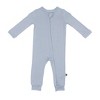 Larkspur Baby Zip Romper in Stone - 2 of 3