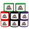 Amber Fight Gear Mexican Style 200 Inch Elastic Handwraps - Breathable, Machine Washable for MMA, Boxing, Kickboxing, Muay Thai, Red, Sold as a Pair - 2 of 4