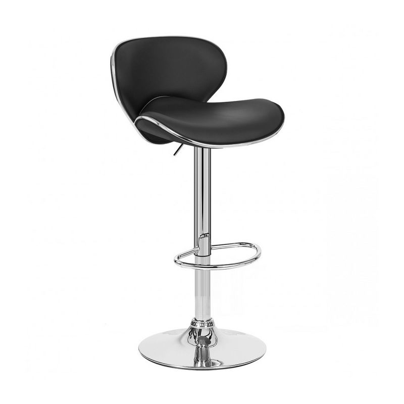 Modern Home Kappa Contemporary Adjustable Height Counter/Bar Stool, 1 of 5