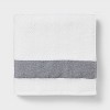 Traditional Crinkle Border Towel White - Threshold™ - image 3 of 4