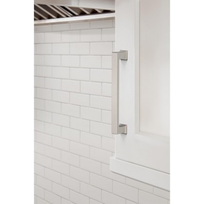 Satin Nickel 5-Inch Modern Cabinet Pulls with Mounting Hardware