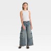 Girls' High Neck Ribbed Tank Top - art class™ - 3 of 3