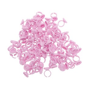 Unique Bargains Convenient Round Glue Rings 100 Pcs - 1 of 4
