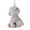 Roman 2.0 Inch Pudgy Pals Animal Ornaments Christmas Tree Ornament , Santa Hat (1PC) - 2 of 3