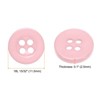 Unique Bargains Resin Craft DIY Round Flat 4-Hole Replacement Sewing Buttons 10 Pcs - 2 of 4