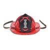 HomeRoots 8" Red and Black Metal Fireman Hand Painted Figurine - 4 of 4