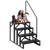 TROPOW RV Steps with Handrail, Portable Pool Ladder Hot Tub Steps with Handrail, 660 Lbs Load Capacity RV Stairs - 2 of 4