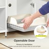 Whisen Double Cat Litter Box Enclosure with Rattan Doors - 4 of 4