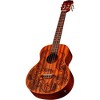 Luna Henna Dragon Mahogany Baritone Acoustic-Electric Ukulele Mahogany - 3 of 4