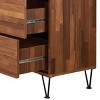 PAGED Dresser with Drawers Industrial Style Storage Cabinet with Side Metal Glides for Living Room, Hallway, Office - 3 of 4