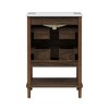 Teamson Home Stratford 22.25" x 24" 2-Door Removable Wall Cabinet, White - 3 of 4