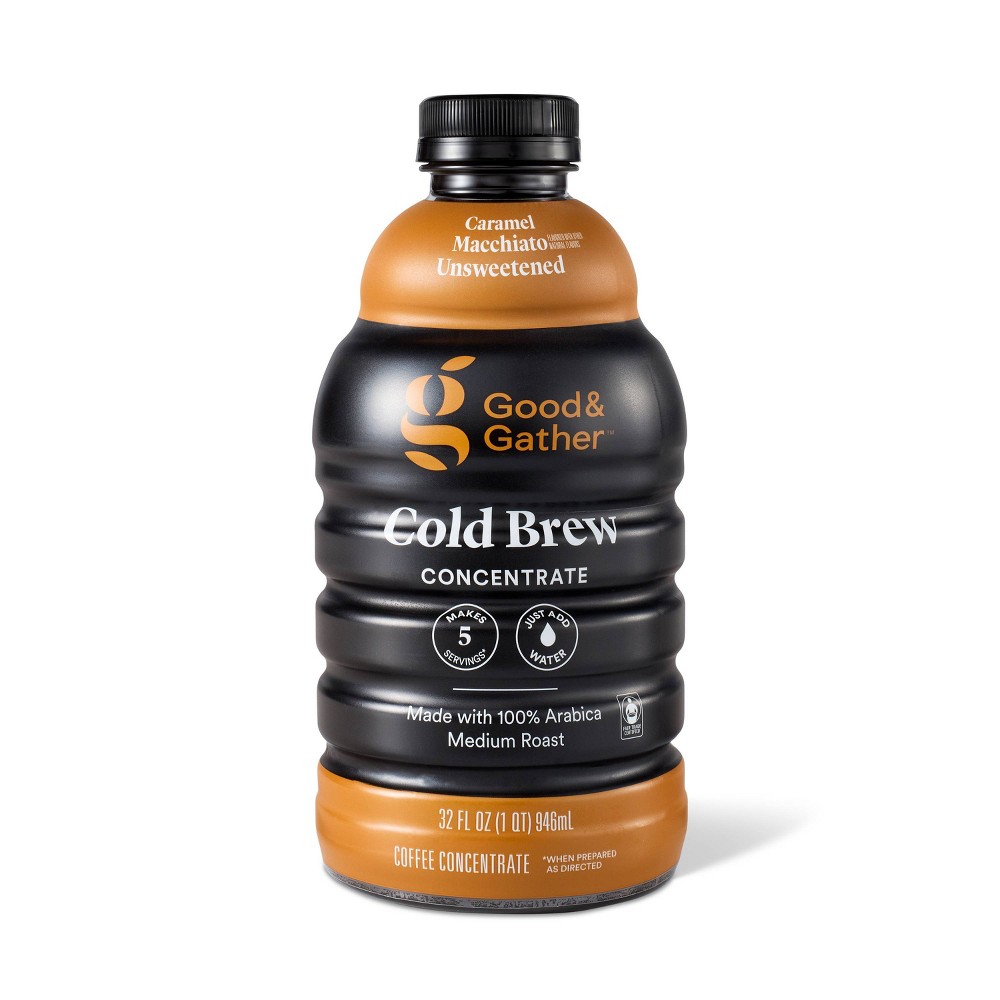 Photos - Coffee Caramel Cold Brew Concentrate - 32oz - Good & Gather™