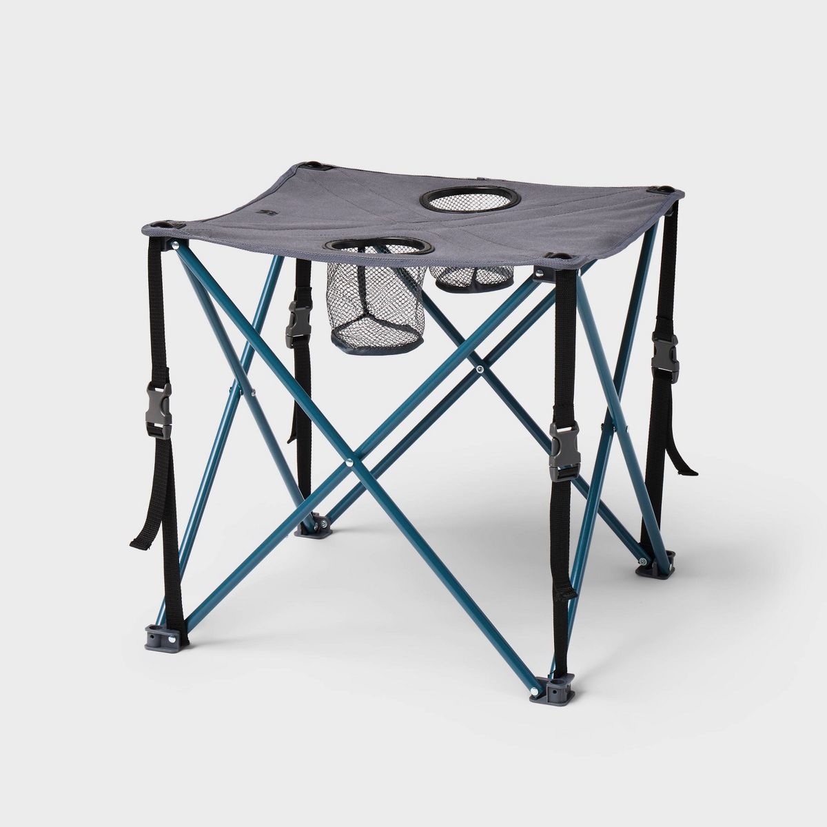 2pc Quad Side Steel Rectangle Portable Picnic Table - All In Motion™