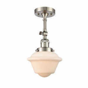 Oxford - 1 Light Semi-Flush Mount In Traditional Style-12.5 Inches Tall and 7.5 Inches Wide - 1 of 1