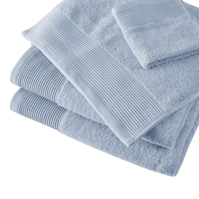 6pc Antimicrobial Nuage Cotton Tencel Blend Towel Set - Beautyrest, 4 of 10