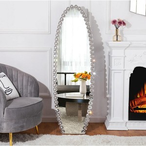 Spassway 61" x 20" Versatile Decorative Mirror Wall Art for Bathroom Living Room Bedroom Entryway Office Home and Office Decor Sliver Available - 1 of 4
