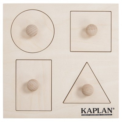 Kaplan Early Learning Peek A Boo Knob Shapes Puzzle