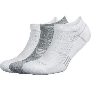 Balega Zulu No Show Running Socks 3-Pack - White/Multi