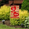 Briarwood Lane Be Mine Hearts Valentine's Day Burlap Garden Flag 18" x 12.5" - 4 of 4
