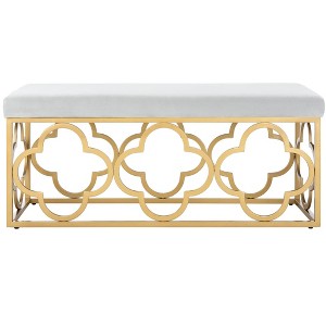 Fleur Rectangle Bench - BCH6205 - Safavieh - 1 of 4
