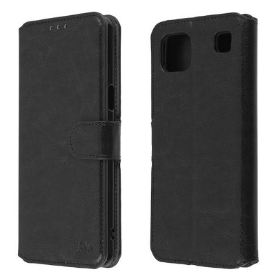 MyBat MyJacket Wallet Element Series Compatible With Cricket Grand LG K92 5G - Black