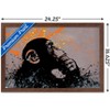 Trends International Thinker Monkey - The Graffiti Collection Framed Wall Poster Prints - 3 of 4