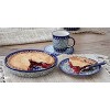 Blue Rose Polish Pottery 879 Zaklady Pie Plate - 4 of 4