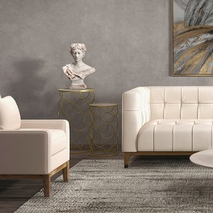 Sagebrook Home 21" Lady With Laurels Statue - White - Woman in Laurels Garden Sculpture Creative Decorative Statue - 1 of 4