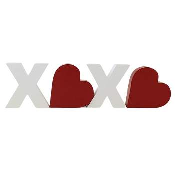 Ganz 4.0 Inch Xoxo Tabletop Sit About Sign Figurine Sets