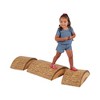 ECR4Kids SoftZone Tree Log Climber Set, Chocolate, 3-Piece - 3 of 4