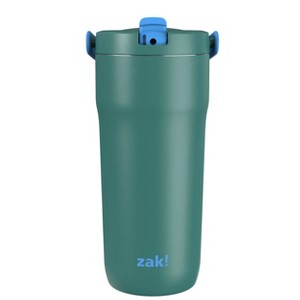 Zak Designs 20 fl oz Double Walled Stainless Steel Sutton Grip Insulated Tumbler - 1 of 4