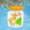 Polarx 4.0 Inch Cookie Family Of Two Christmas Tree Ornament , Christmas Decor First Christmas Together Reindeer Tree (1PC) - 2 of 4
