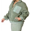 Women's Full Size Zip Up Collared Neck Jacket - HEIMISH USA - 2 of 4