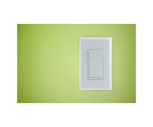 GE Bluetooth In Wall Smart Switch with White and Light Almond Paddles (13869)
