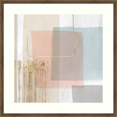 26" x 26" Blushed I by PI Studio Framed Wall Art Print - Amanti Art