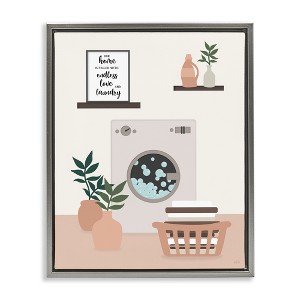 Stupell Industries Modern Family Laundry Phrase, 17" x 21" - 1 of 4