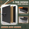 16-Drawer Tall Fabric Dresser Storage Tower with Steel Frame, Chest of Drawers Organizer Unit - 3 of 4