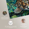 Art Remedy Jaguar Nap Tropical Jungle Animals Wall Art Unframed - 4 of 4