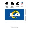 Full Color PVC Mat, 16" x 28", Los Angeles Rams - 3 of 4