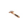 Bass Pet Brushes De-matting Pet Brush with 100% Premium Alloy Pin SOFT Pure Bamboo Handle Extra Small Slicker Style Dark Bamboo - 3 of 4