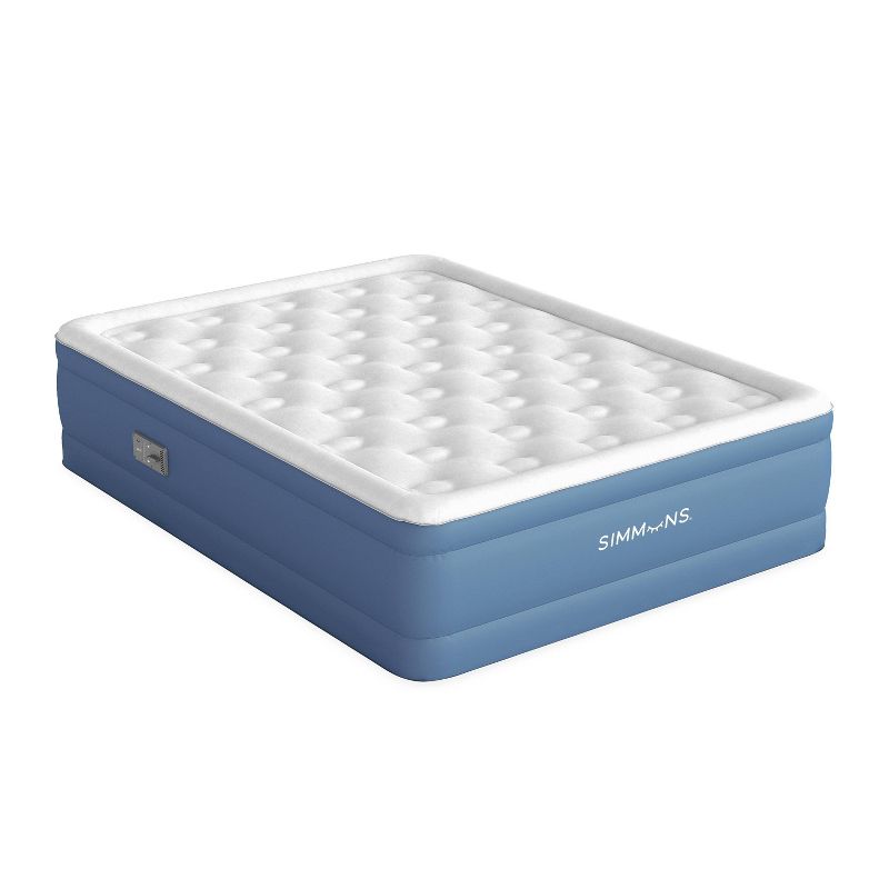 Simmons Rest Aire 17&#34; Comfort Top Anti-Microbial Air Mattress with Built-in Pump - Queen, 1 of 8