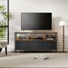 TV Stand Dresser for Bedroom with 3 Fabric Drawer Entertainment Center for 55 Inch Television - 3 of 4