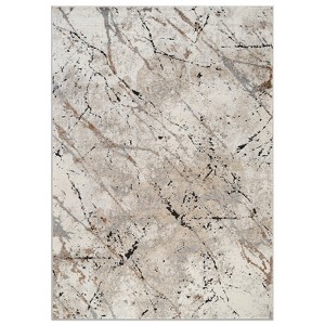 World Rug Gallery Marble Flow Area Rug - Rug for Living Room, Bedroom, or Entryway - Kid & Pet Friendly, Easy to Clean, Durable - 1 of 4