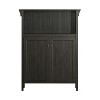 Saint Birch Hawksbury Storage Cabinet with Open Shelf , Espresso - 3 of 4