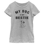 Girl's One Hundred and One Dalmatians My Dog is my Bestie T-Shirt
