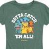 Women's - Pokémon - Gotta Catch 'Em All Group Short Sleeve Graphic T-Shirt - 2 of 4